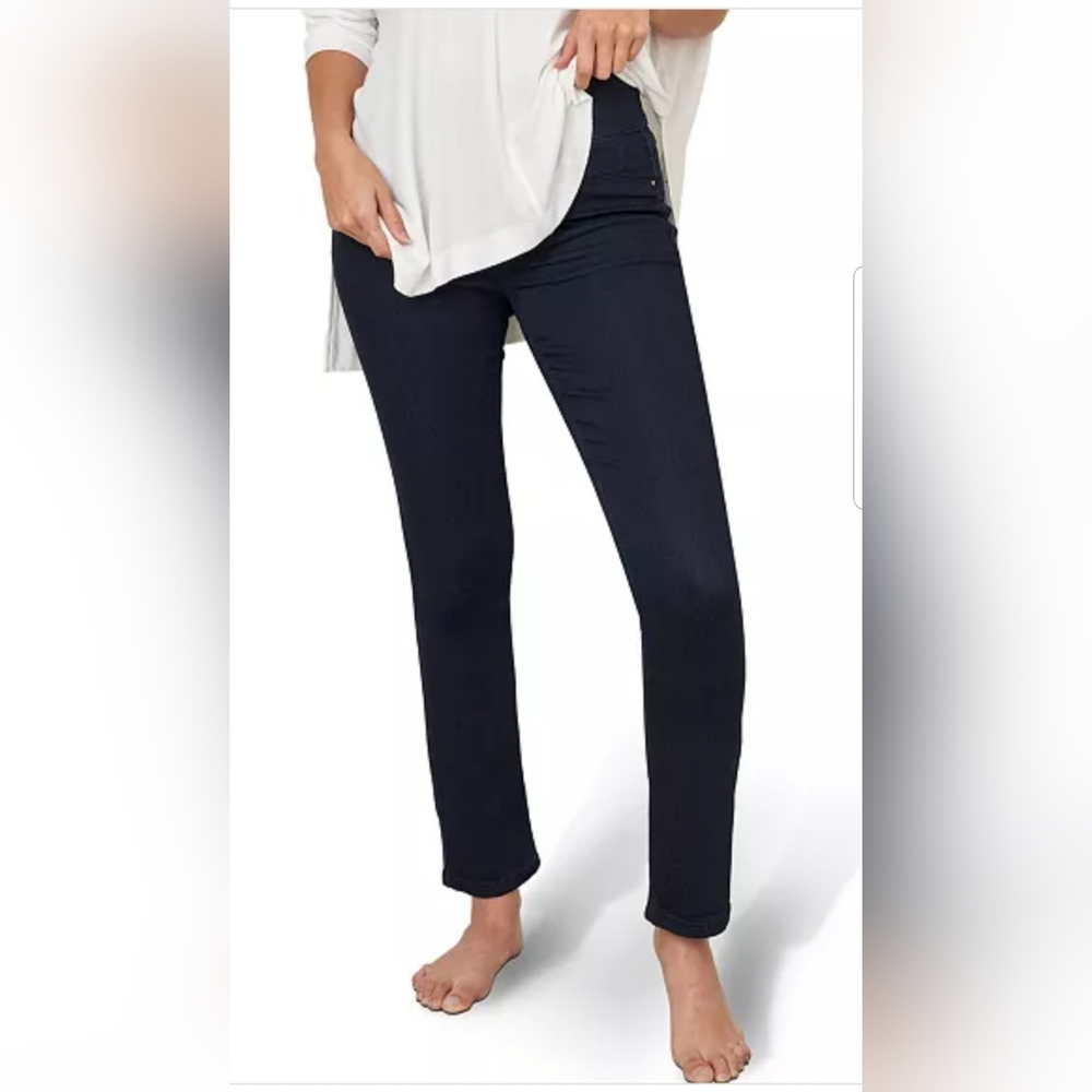 NWT LADIES LAURIE FELT CAMBRE ANKLE SKINNY BLACK MOTION STRETCH